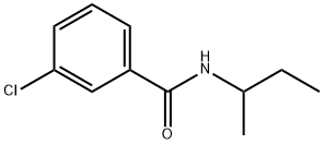 N-butan-2-yl-3-chlorobenzamide Struktur