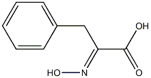 Benzenepropanoic acid, a-(hydroxyimino)- Struktur