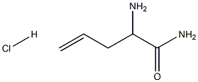 RS-2-amino-4-Pentenamide hydrochloride Struktur