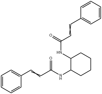 N,N'-1,2-cyclohexanediylbis(3-phenylacrylamide) Struktur