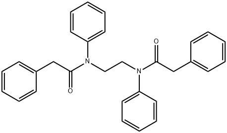 N,N'-1,2-ethanediylbis(N,2-diphenylacetamide) Struktur