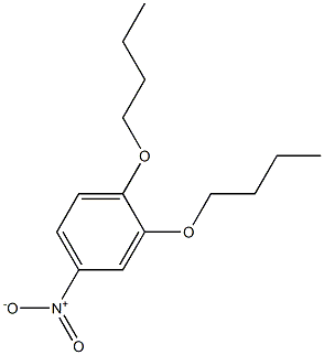 Benzene, 1,2-dibutoxy-4-nitro- Struktur