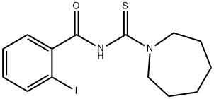 N-(1-azepanylcarbonothioyl)-2-iodobenzamide Struktur