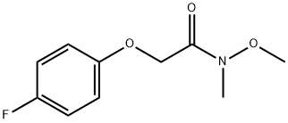 Acetamide, 2-(4-fluorophenoxy)-N-methoxy-N-methyl- Struktur