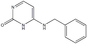 2(1H)-Pyrimidinone,6-[(phenylmethyl)amino]- Struktur