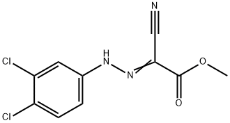 methyl cyano[(3,4-dichlorophenyl)hydrazono]acetate Struktur