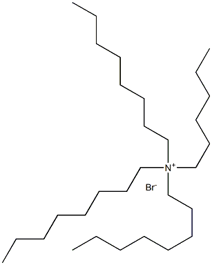 1-Octanaminium, N-hexyl-N,N-dioctyl-, bromide Struktur