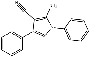 1H-Pyrrole-3-carbonitrile, 2-amino-1,4-diphenyl-