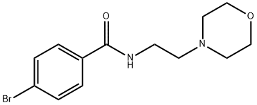 Benzamide,4-bromo-N-[2-(4-morpholinyl)ethyl]- Struktur