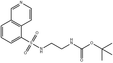 Carbamic acid, [2-[(5-isoquinolinylsulfonyl)amino]ethyl]-, 1,1-dimethylethyl ester (9CI)