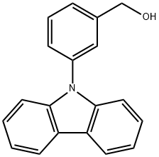 (3-(9H-CARBAZOL-9-YL)PHENYL)METHANOL Struktur