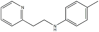 2-Pyridineethanamine, N-(4-methylphenyl)- Struktur