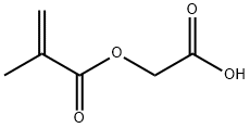 2-Propenoic acid, 2-methyl-, carboxymethyl ester Struktur