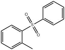 Benzene, 1-methyl-2-(phenylsulfonyl)- Struktur