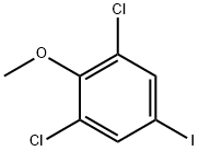 1,3-Dichloro-5-iodo-2-methoxybenzene Struktur