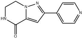 2-(pyridin-4-yl)-6,7-dihydropyrazolo[1,5-a]pyrazin-4(5H)-one Struktur