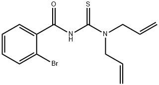 2-bromo-N-[(diallylamino)carbonothioyl]benzamide Struktur