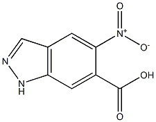 5-Nitro-1H-indazole-6-carboxylic acid Struktur