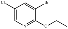 3-Bromo-5-chloro-2-ethoxypyridine Struktur