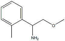 2-METHOXY-1-(2-METHYLPHENYL)ETHAN-1-AMINE Struktur