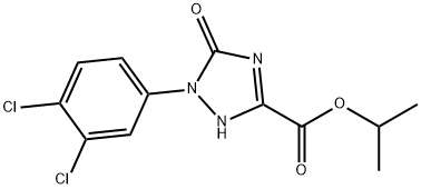 ISOPROPYL 1-(3,4-DICHLOROPHENYL)-5-OXO-2,5-DIHYDRO-1H-1,2,4-TRIAZOLE-3-CARBOXYLATE Struktur