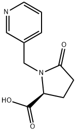 5-Oxo-1-pyridin-3-ylmethyl-pyrrolidine-2-carboxylic acid Struktur