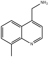 (8-METHYLQUINOLIN-4-YL)METHANAMINE Struktur