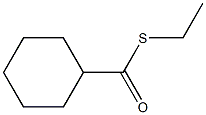 Cyclohexanecarbothioic acid, S-ethyl ester Struktur