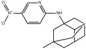 (2,5-Dimethyl-adamantan-1-yl)-(5-nitro-pyridin-2-yl)-amine Struktur