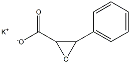 potassium:3-phenyloxirane-2-carboxylate Struktur