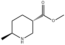 (3S,6S)-methyl 6-methylpiperidine-3-carboxylate Struktur