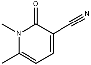 1,6-dimethyl-2-oxo-1,2-dihydropyridine-3-carbonitrile Struktur