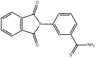 3-(1,3-dioxo-2,3-dihydro-1H-isoindol-2-yl)benzene-1-carbothioamide Struktur