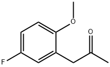 1-(5-fluoro-2-methoxyphenyl)propan-2-one Struktur