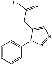 (3-Phenyl-3H-[1,2,3]triazol-4-yl)-acetic acid Struktur