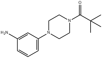 tert-butyl 4-(3-aminophenyl)piperazine-1-carboxylate Struktur