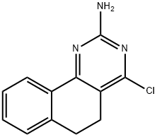 4-Chloro-5,6-dihydrobenzo[h]quinazolin-2-amine Struktur