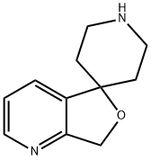 7H-SPIRO(FURO(3,4-B)PYRIDINE-5,4'-PIPERIDINE) Struktur