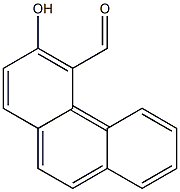 4-Phenanthrenecarboxaldehyde,3-hydroxy- Struktur