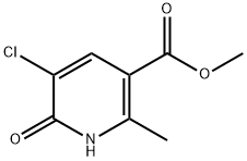 5-Chloro-6-hydroxy-2-methyl-nicotinic acid methyl ester Struktur