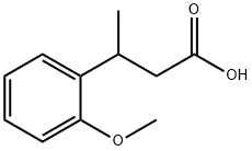 3-(2-Methoxy-phenyl)-butyric acid Struktur