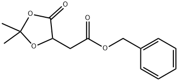 2,2-Dimethyl-5-oxo-1,3-dioxolane-4-acetic Acid Phenylmethyl Ester Struktur