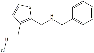 benzyl[(3-methylthiophen-2-yl)methyl]amine hydrochloride Struktur