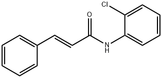 N-(2-CHLOROPHENYL)CINNAMAMIDE Struktur