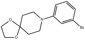 8-(3-bromophenyl)-1,4-dioxa-8-azaspiro[4.5]decane Struktur