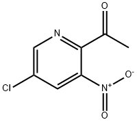 1-(5-Chloro-3-nitropyridin-2-yl)ethanone Struktur