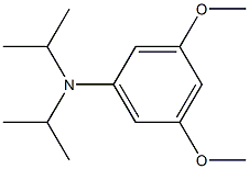 Benzenamine, 3,5-dimethoxy-N,N-bis(1-methylethyl)- Struktur