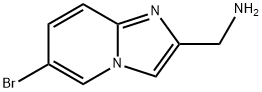 (6-bromoimidazo[1,2-a]pyridin-2-yl)methanamine Struktur