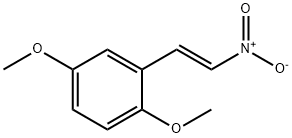 (E)-1,4-Dimethoxy-2-(2-nitroethenyl)benzene Struktur