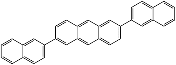 2,6-di(2-naphtyl)anthracene Struktur